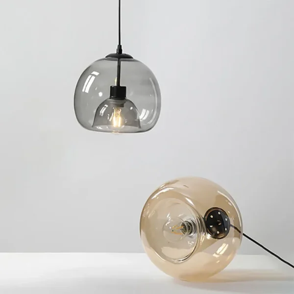Modern Ceiling Chandeliers Lustre Living Room Dining Table Kitchen Bedroom LED Pendant Light Danish Designer Glass Hanghing Lamp - Image 4